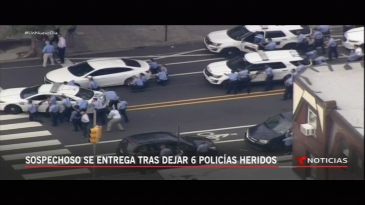 Se Entrega Sospechoso Tras Dejar 6 Policías Heridos