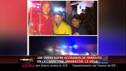 Joe Veras Sufre Accidente De Transito En La Carretera Jarabacoa La Vega