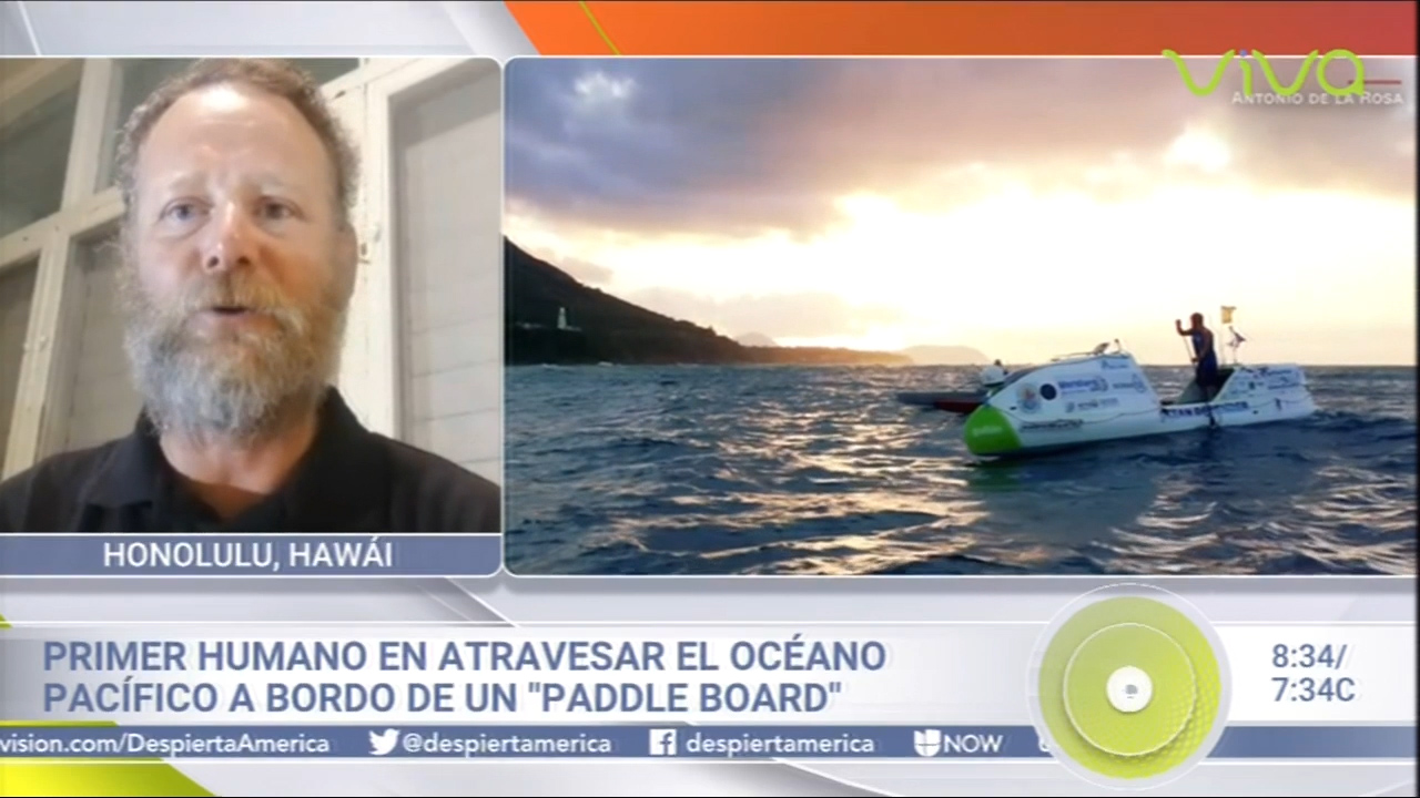Primer Humano En Atravesar El Océano Pacífico A Bordo De Un “Paddle Board”