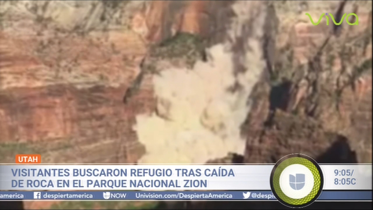 Visitantes Buscaron Refugio Tras Caída De Rocas En El Parque Nacional Zion