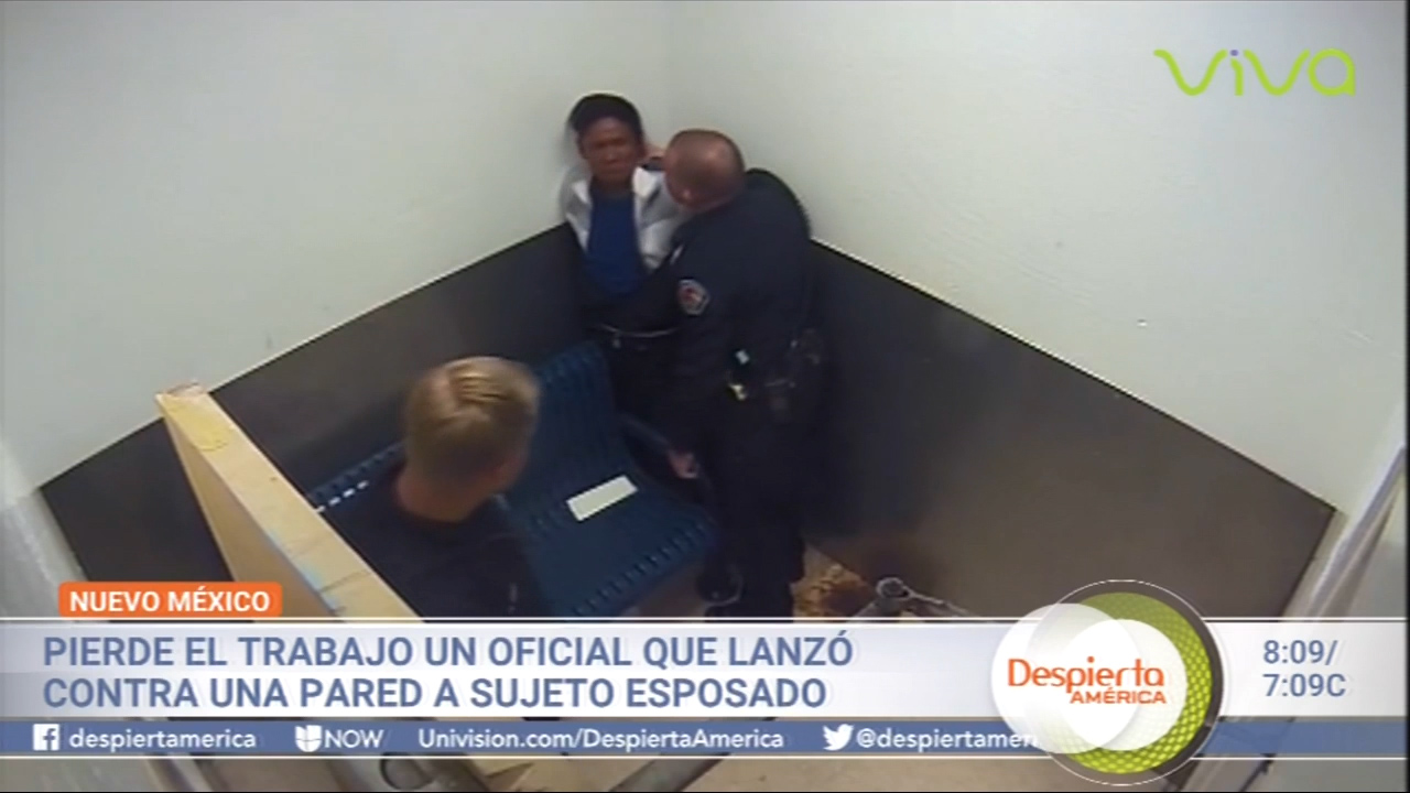Pierde El Trabajo Un Oficial Que Lanzó Contra Una Pared A Sujeto Esposado