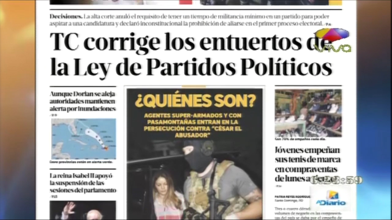 Portada De Los Periódicos Del Día De Hoy 29 De Agosto Del 2019