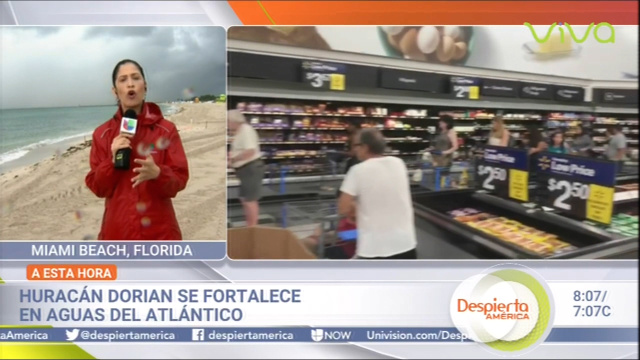 El Huracán Dorian Se Fortalece En Aguas Del Atlántico