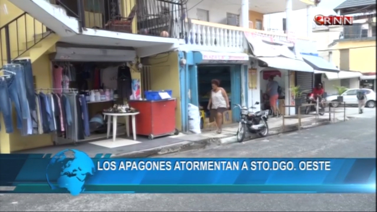 Apagones Atormentan A Sto. Dgo. Oeste