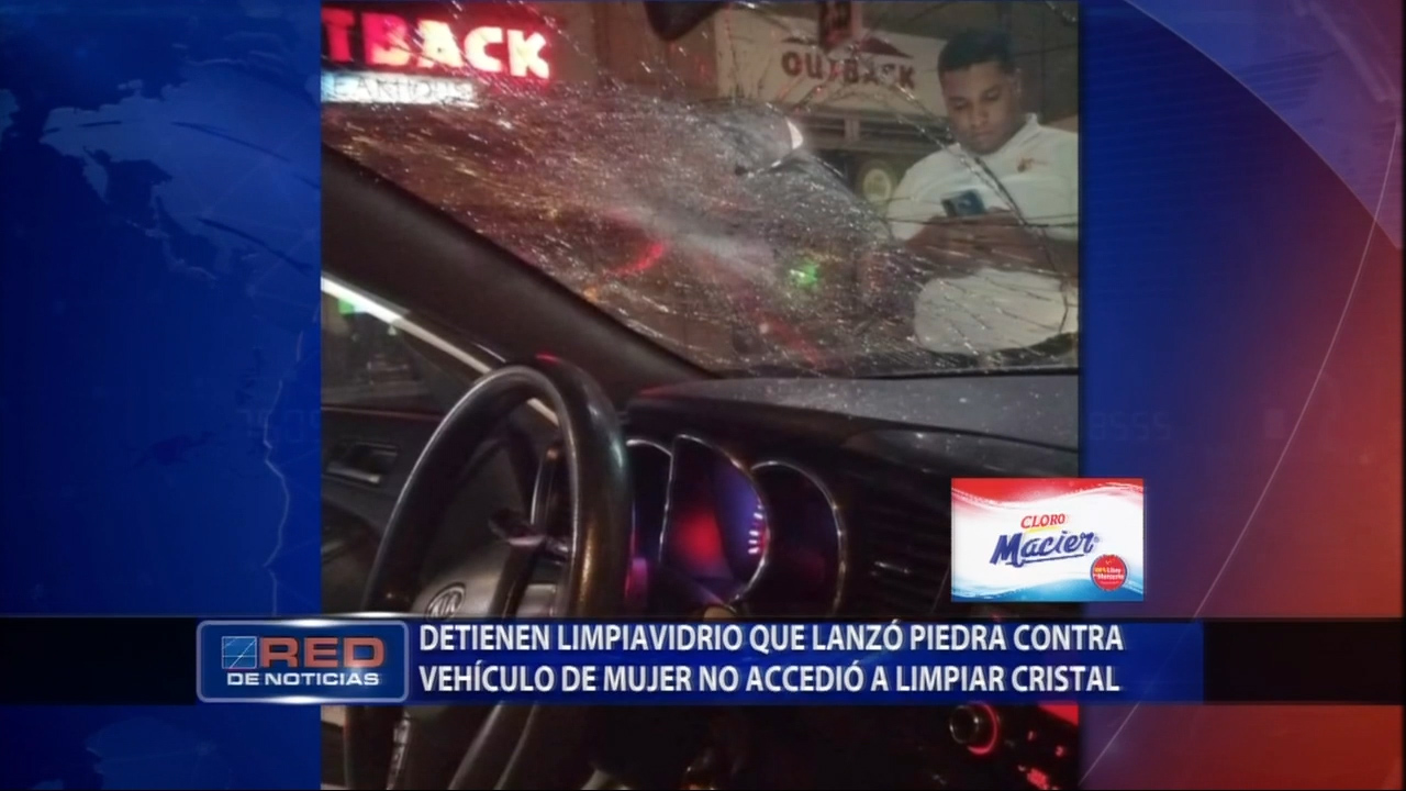 Detienen Limpia Vidrio Que Lanzó Piedra Contra Un Vehículo