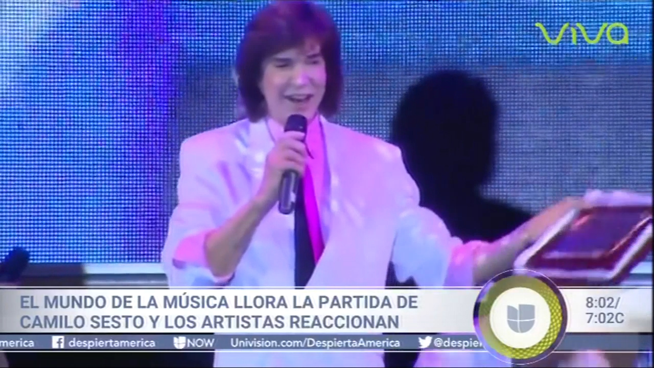 El Mundo De La Música Llora La Partida De Camilo Sesto Y Los Artistas Reaccionan