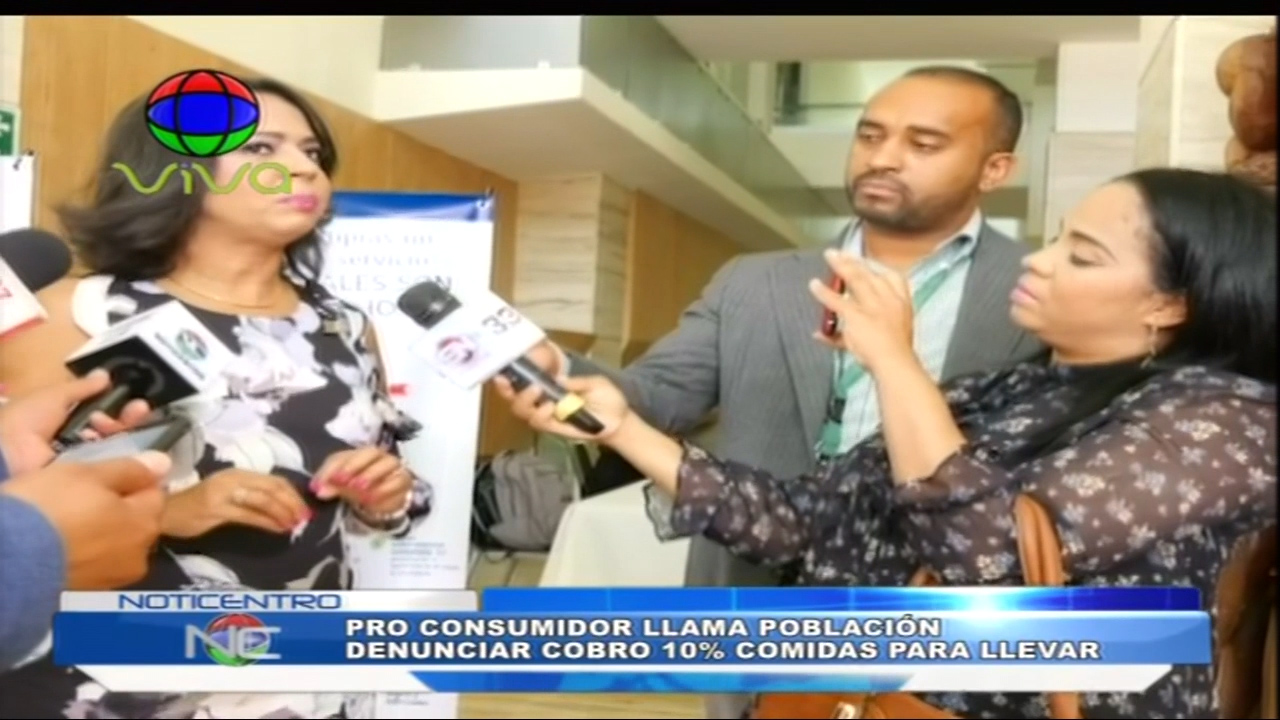 Pro Consumidor Llama A La Población A Denunciar Cobro 10% A Las Comidas Para Llevar