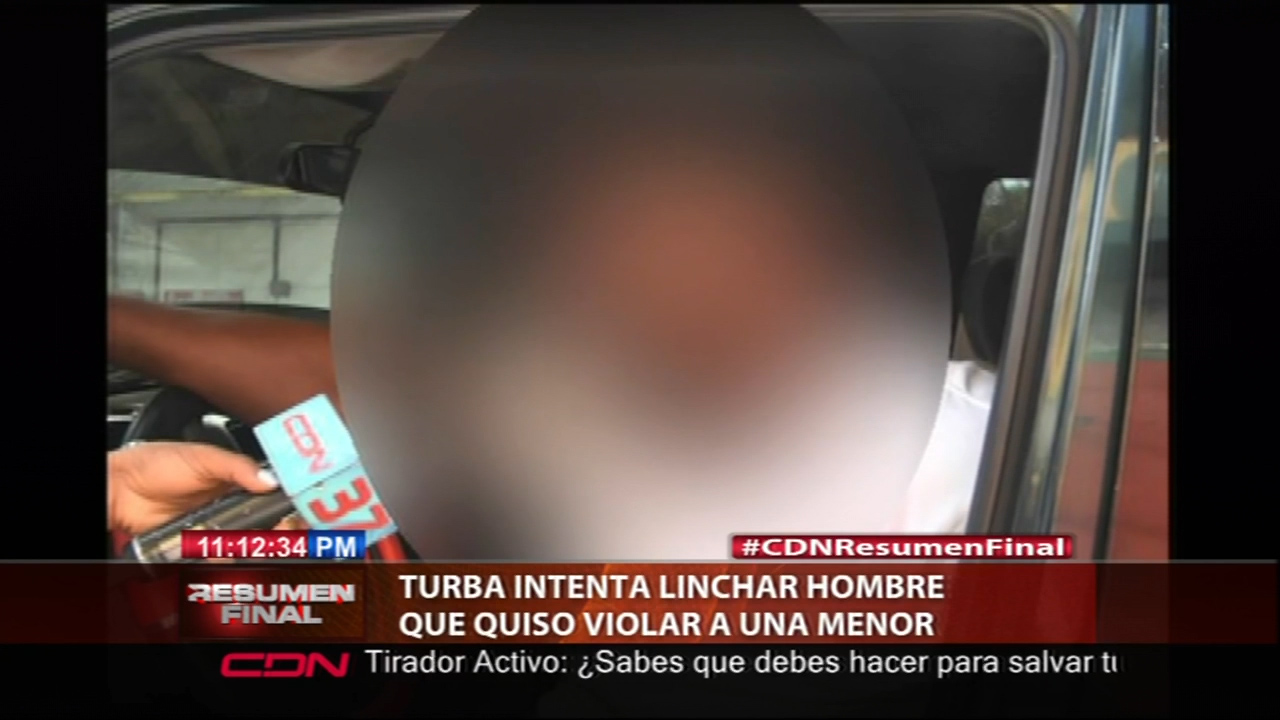 Turba Intenta Linchar Hombre Que Quiso Violar Una Menor En Santiago