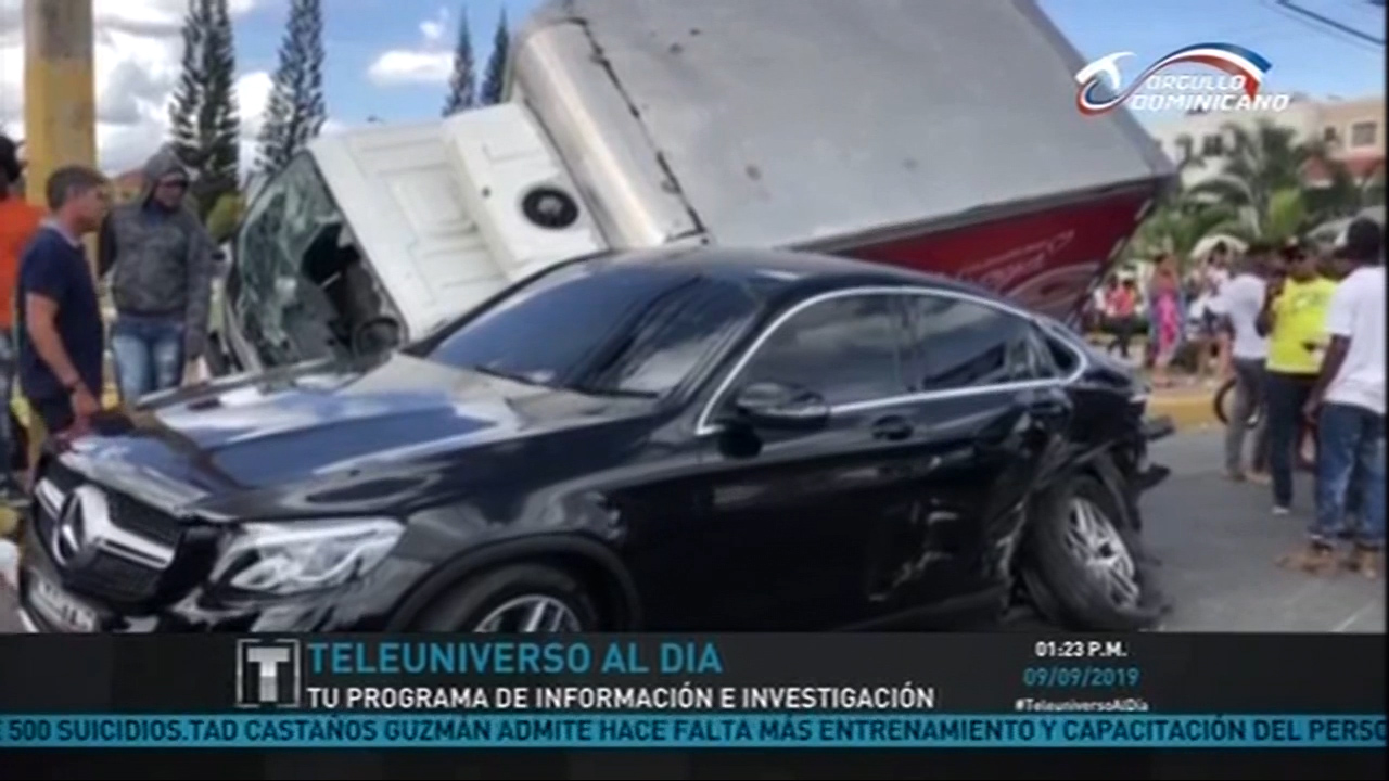 Al Menos Diez Personas Heridas En Choque Múltiple En SFM