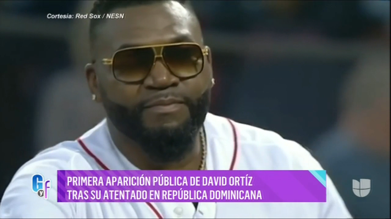 Primera Aparición Pública De David Ortiz Tras Su Atentado En RD