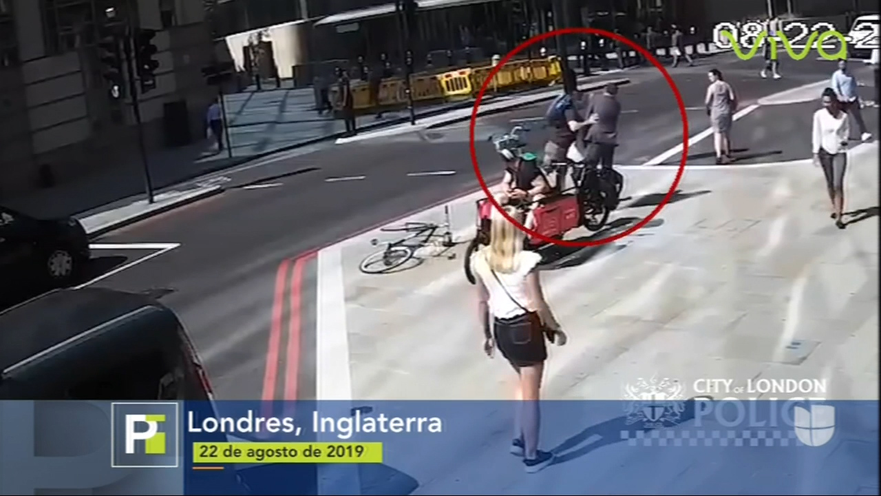 En Reino Unido Ciclista Ataca Brutalmente A Un Transeúnte