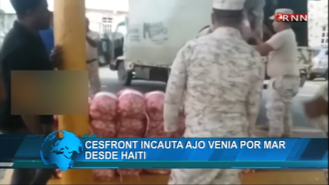 Incautan Cargamento De Ajo Que Venía Por Mar Desde Haití
