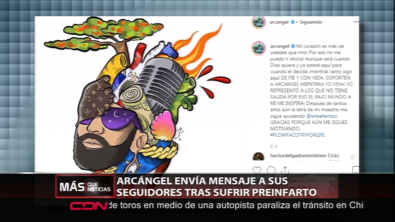 Arcangel Envía Mensaje A Sus Seguidores Tras Sufrir Preinfarto