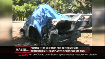 Suman 1,100 Muertos Por Accidentes De Tránsito En El Gran Santo Domingo Este Año
