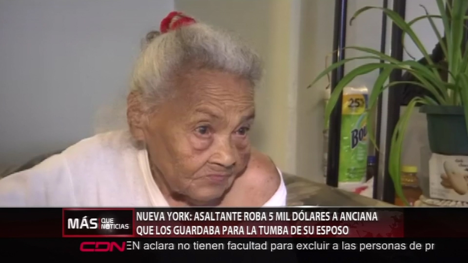 Asaltante Roba 5mil Dólares A Anciana Que Los Guardaba Para La Tumba De Su Esposo