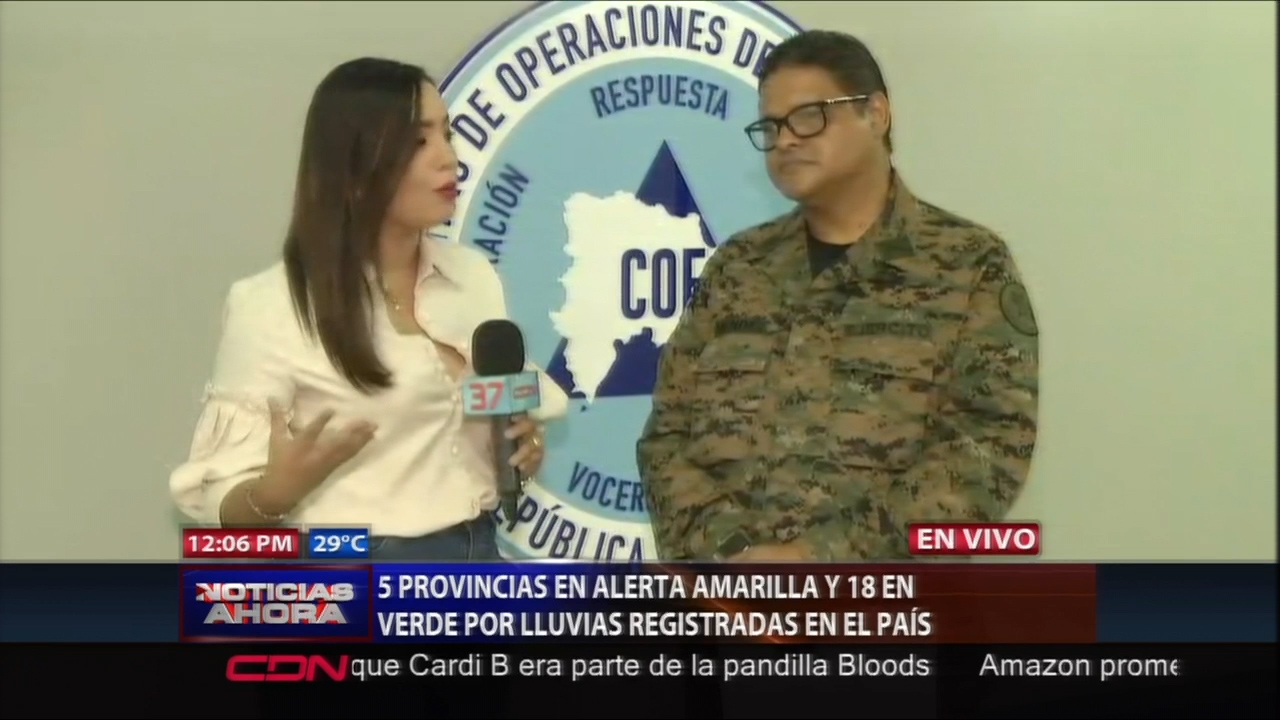 Aumentan Los Niveles De Alerta Para Varias Provincias En El País Por Las Lluvias