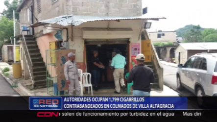 Autoridades Ocupan 1,799 Cigarrillos Contrabandeamos En Colmados En Villa Altagracia