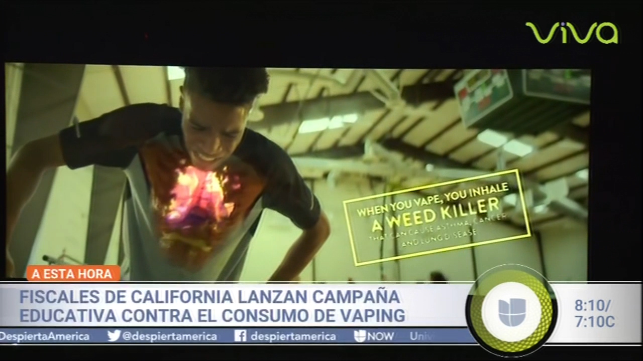 Fiscales De California Lanzan Campaña Educativa Contra El Consumo De Vaping