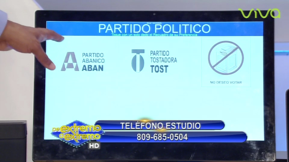 En De Extremo A Extremo Nos Muestran Como Votar Con Los Nuevos Equipos De La JCE