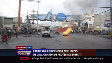 Barricadas E Incendios En El Inicio De Una Jornada De Protestas En Haití