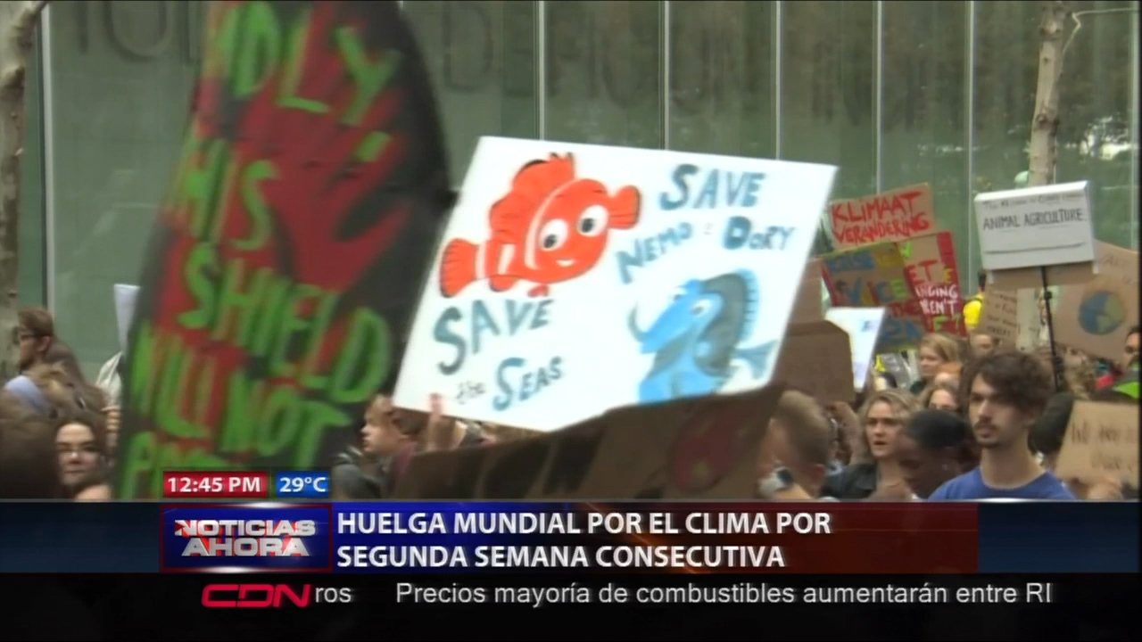Continúa Por Segunda Semana Consecutiva, Huelga Mundial Por El Clima