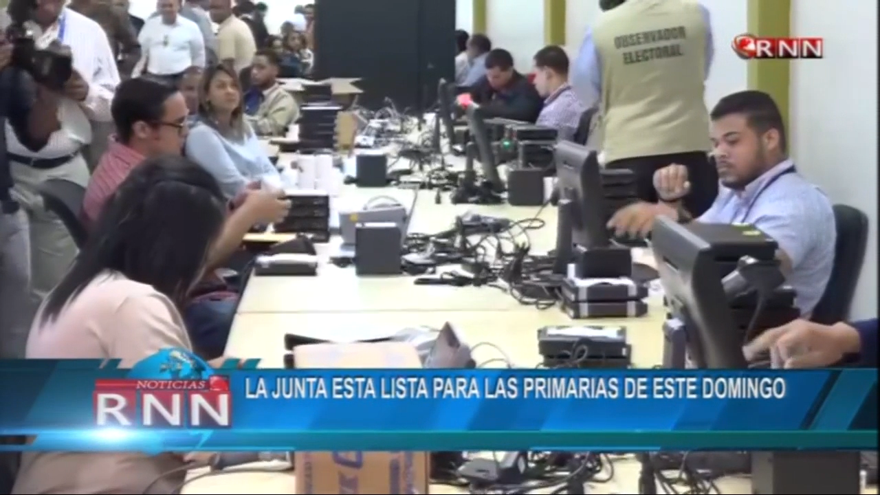 La Junta Esta Lista Para Las Primarias De Este Domingo