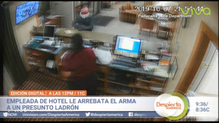 Empleada De Hotel Le Arrebata El Arma A Un Presunto Ladrón