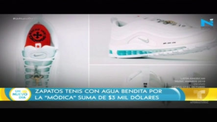 Tenis Con Agua Bendita Por La “Módica” Suma De 3mil Dólares
