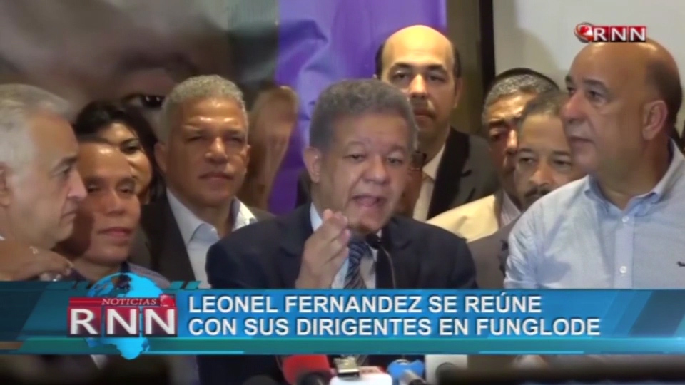 Leonel Fernandez Se Reúne Con Sus Dirigentes En Funglode