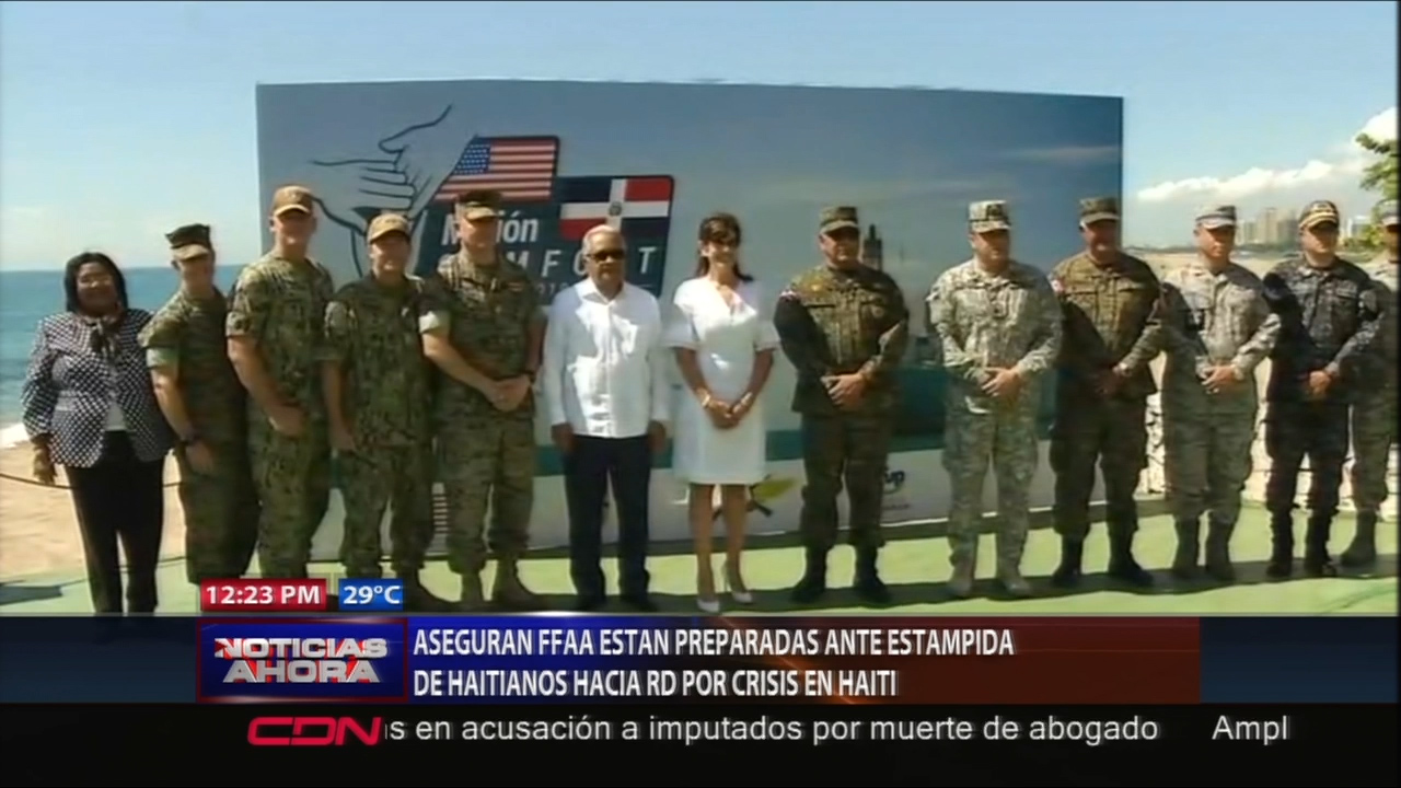 Aseguran FFAA Están preparadas Ante Estampida de Haitianos Hacia RD Por Crisis En Haití