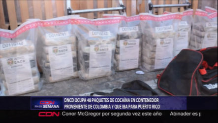 DNCD Ocupa 48 Paquetes De Cocaína En Contenedor Proveniente De Colombia Y Que Iba A Puerto Rico