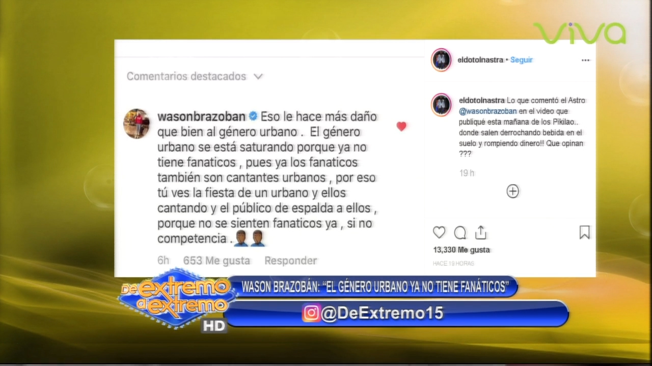 Wason Brazonban Dice “El Género Urbano Ya No Tiene Fanáticos”