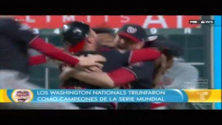 Los Washington Nationals Se Coronaron Campeones De La Serie Mundial 2019