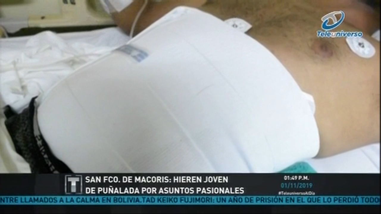 SFM. Hieren Joven De Una Estocada En El Abdomen Por Supuestos Asuntos Pasionales