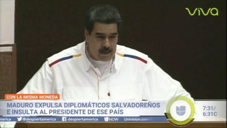Maduro Insulta Al Presidente Del Salvador