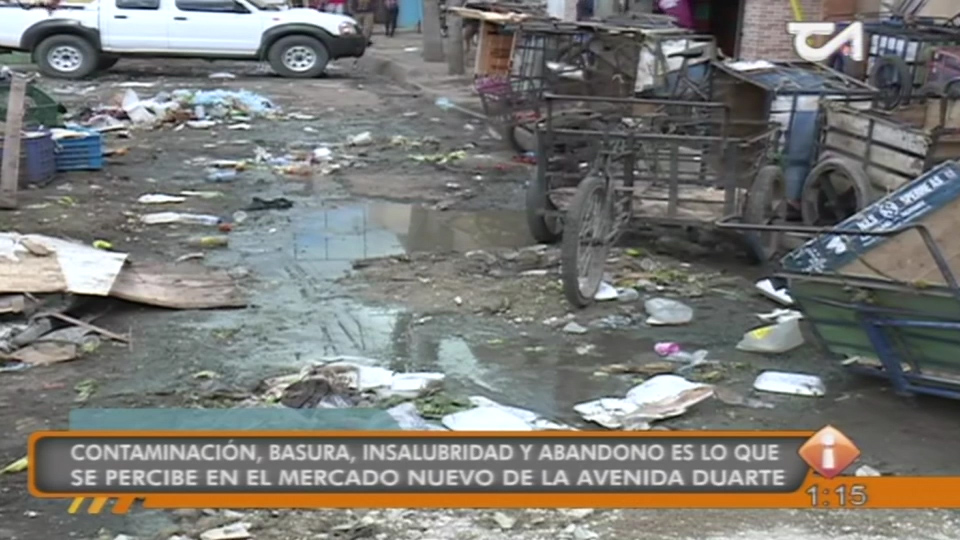 En Total Abandono En El Mercado Nuevo De La Avenida Duarte
