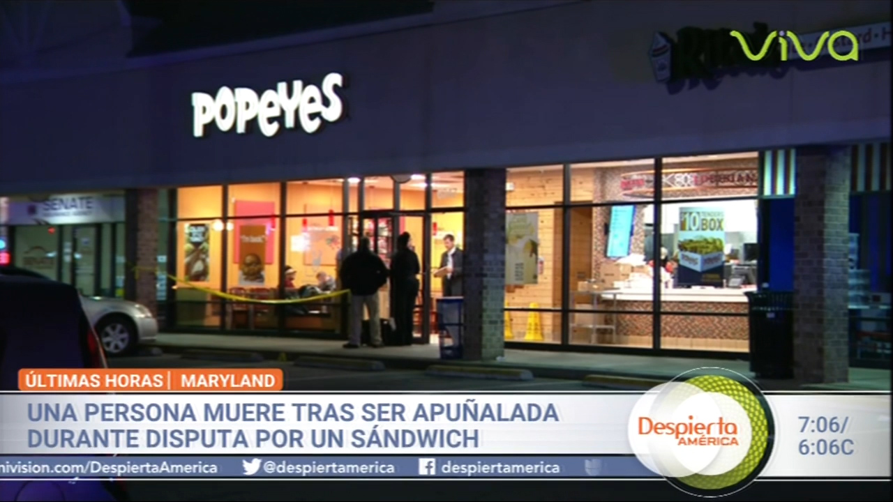 Una Persona En Maryland Muere Tras Ser Apuñalada Durante Disputa Por Un Sándwich