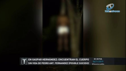 En Gaspar Hernández, Encuentran El Cuerpo Sin Vida De Un Hombre Que Posiblemente Se Suicidó