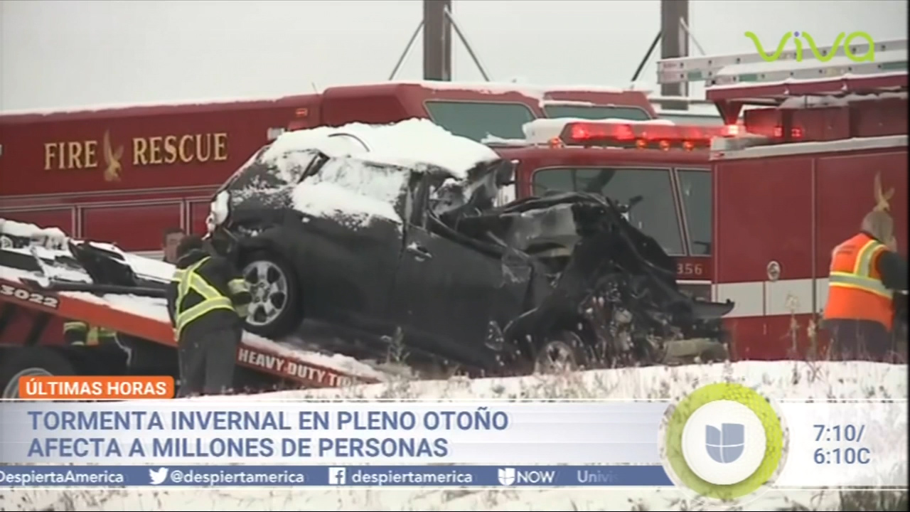 Tormenta Invernal En Pleno Otoño Afecta A Millones De Personas