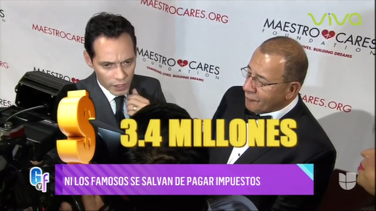 Ni Los Famosos Se Salvan De Pagar Los Impuestos