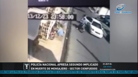 Policía Nacional Apresa Segundo Implicado En Muerte De Mensajero En El Sector De Cienfuegos