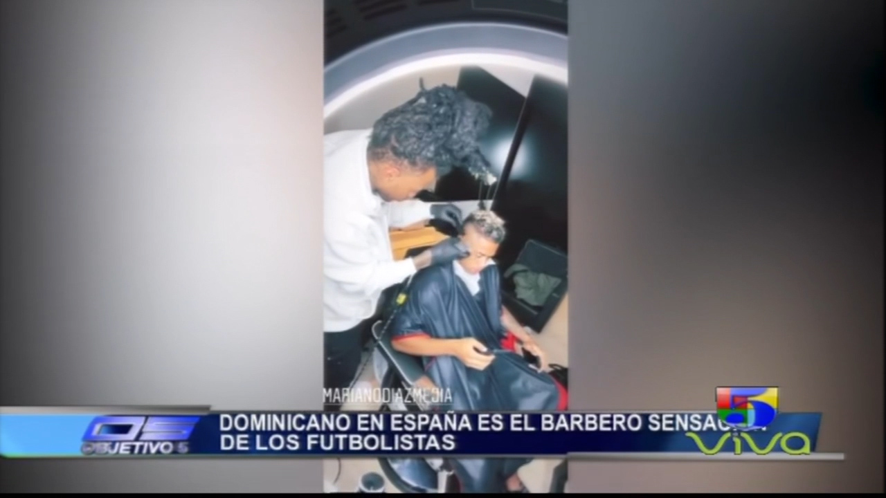 Barbero Dominicano En España Es La Sensación De Los Futbolistas