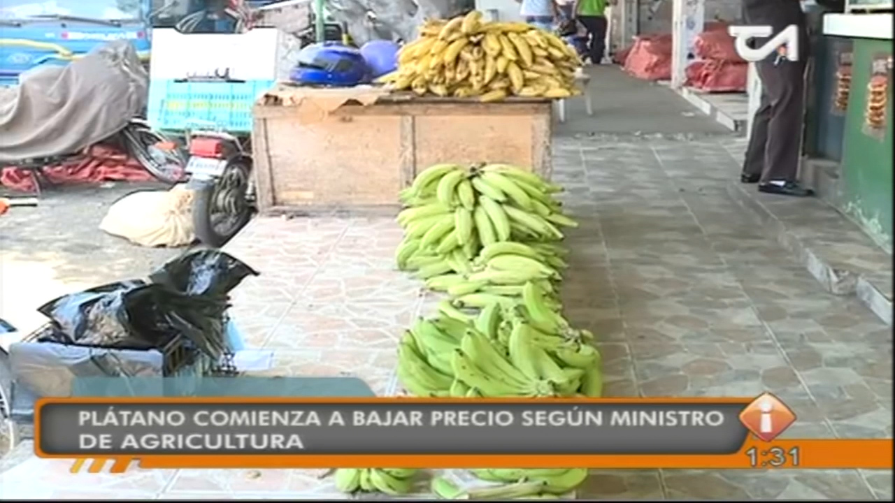 Plátano Comienza A Bajar De Precio Según El Ministro De Agricultura
