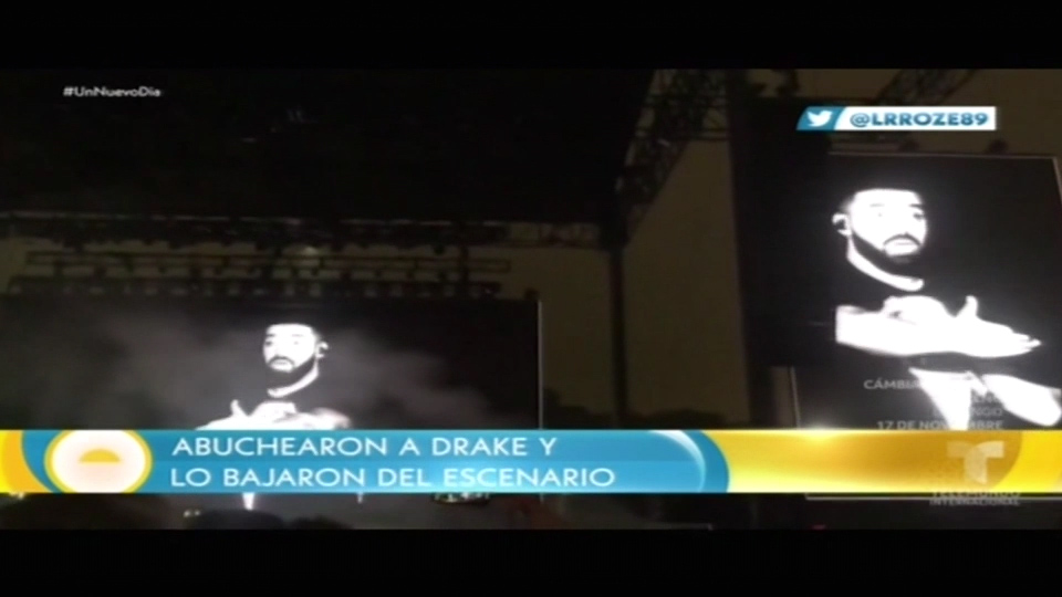 Abuchearon A Drake Y Lo Bajaron Del Escenario