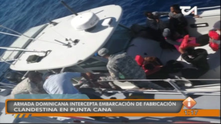 Armada Dominicana Intercepta Embarcación De Fabricación Clandestina En Punta Cana