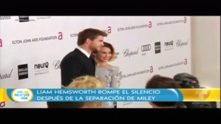 Liam Hemsworth Rompe El Silencio Después De La Separación De Miley Cirus