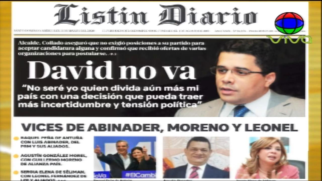 Las Principales Informaciones En Las Portadas De Los Periódicos En El Día De Hoy 11 De Marzo Del 2020