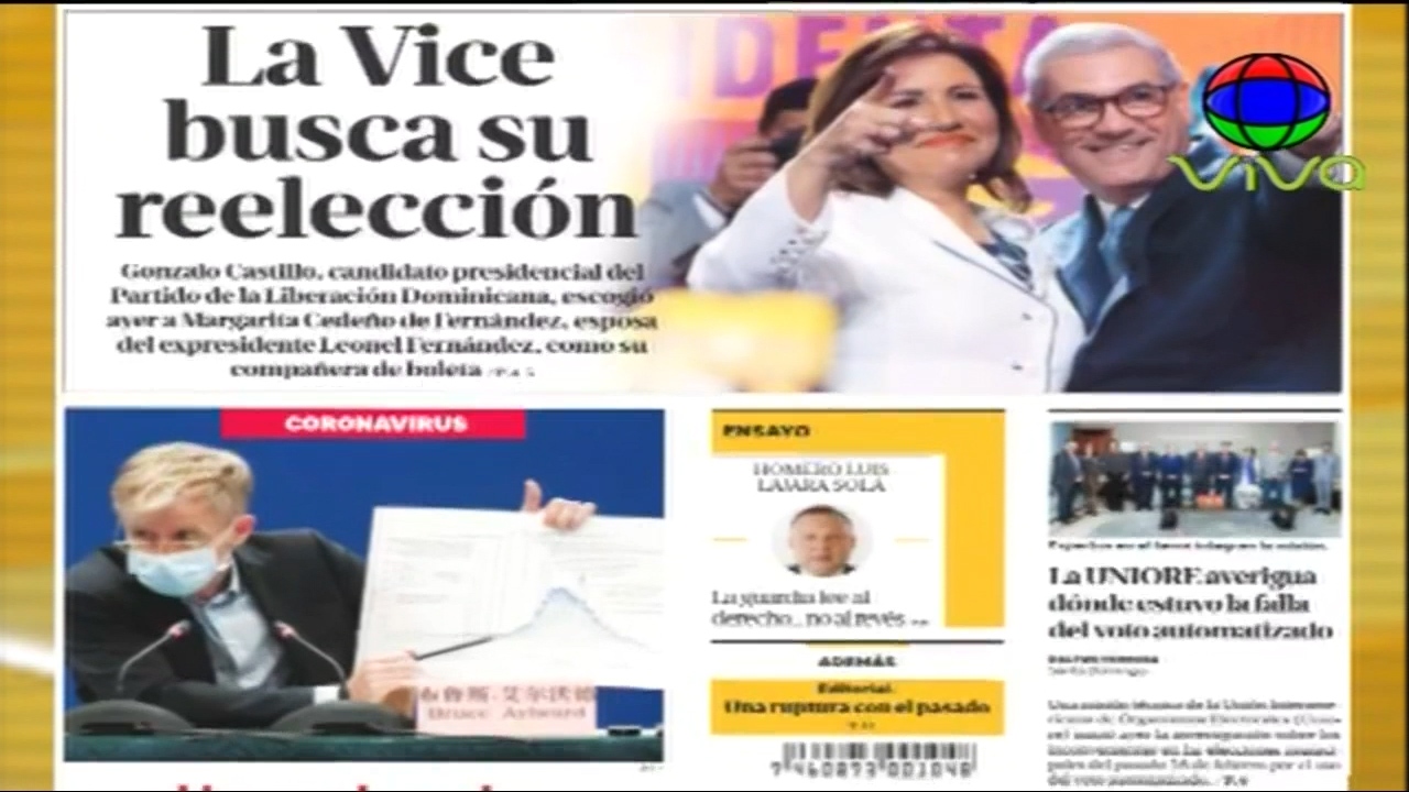 Margarita Cedeño Será Compañera De Boleta De Gonzalo Castillo