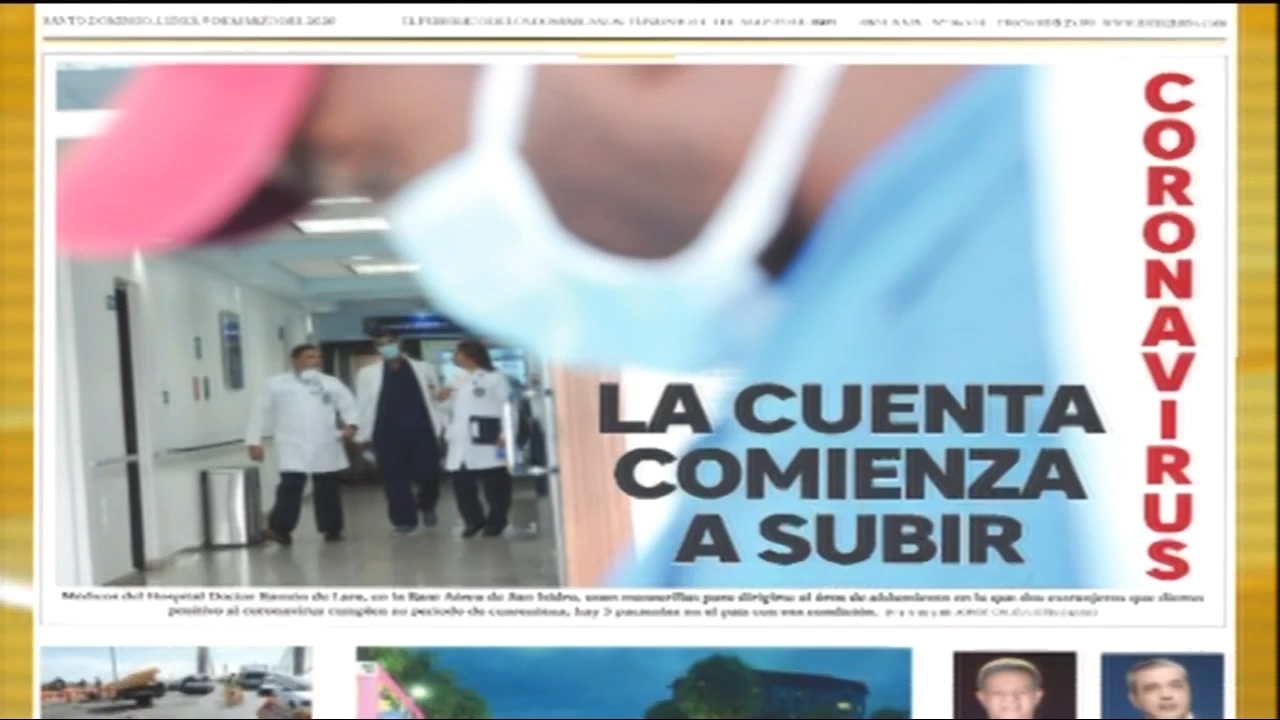 Las Principales Informaciones En Las Portadas De Los Periódicos En El Día De Hoy 9 De Marzo Del 2020
