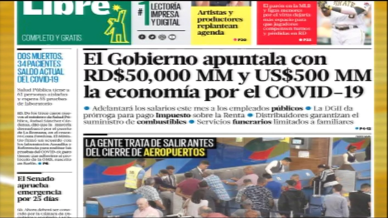 Las Principales Informaciones En Las Portadas De Los Periódicos En El Día De Hoy 19 De Marzo Del 2020